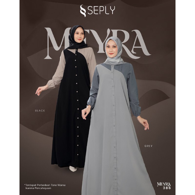 Seply Meyra 386 Baju Daily Wear Simple Elegan Busui Friendly