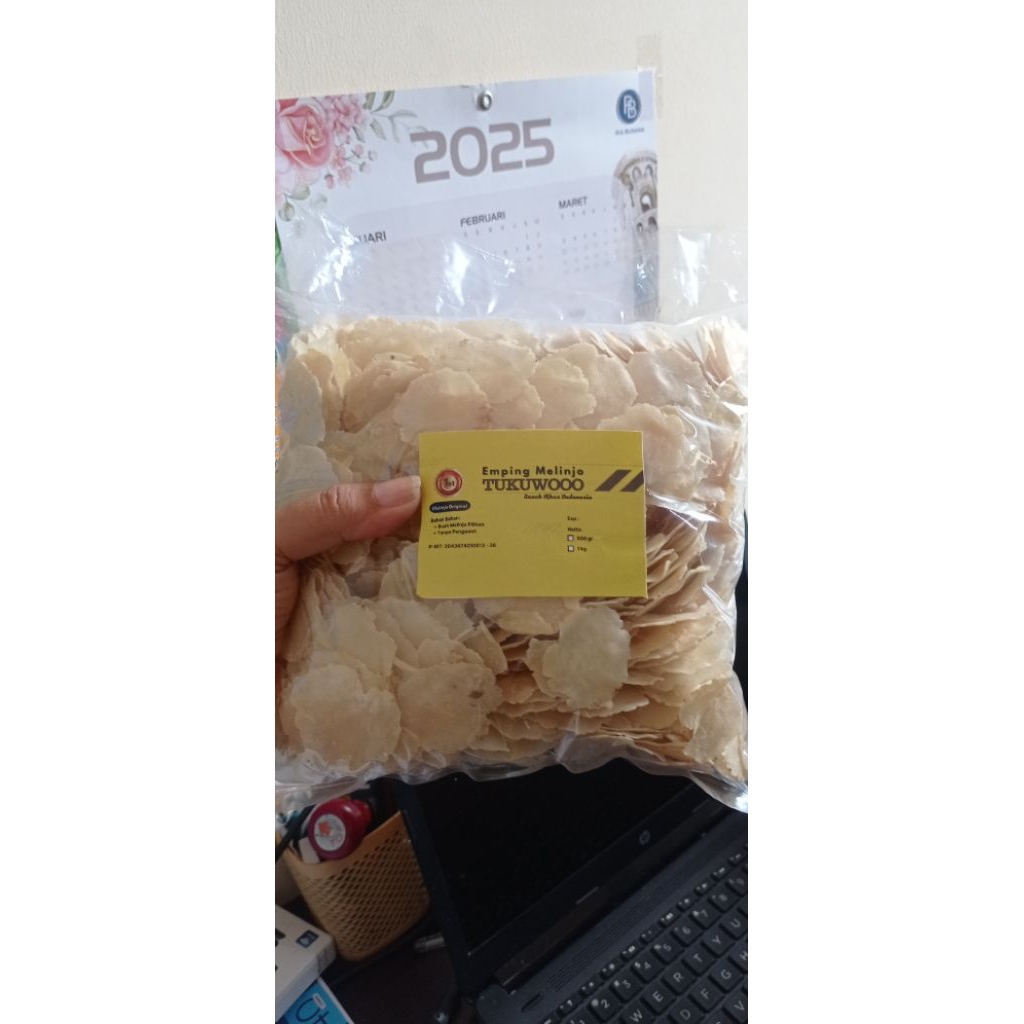 

Tukuwooo Emping melinjo original small 500 gr