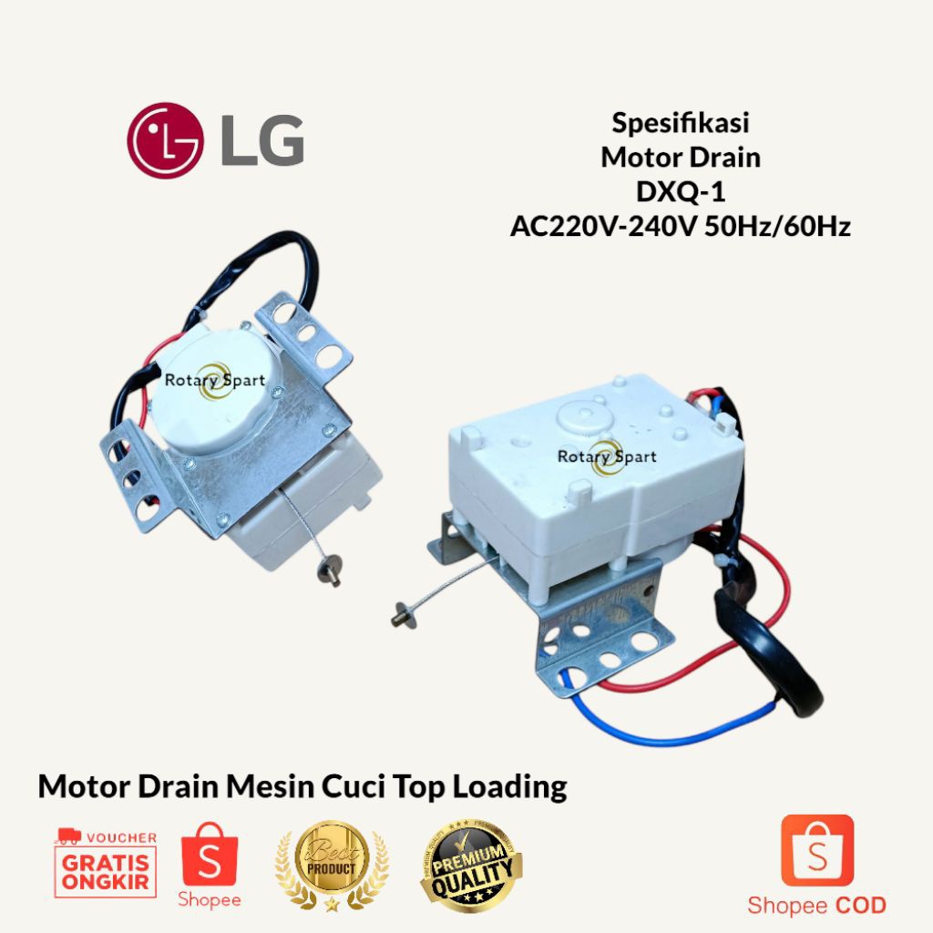 Motor Drain LG DXQ-1 AC220V-50Hz Mesin cuci Top loading/1 Tabung bukaan atas