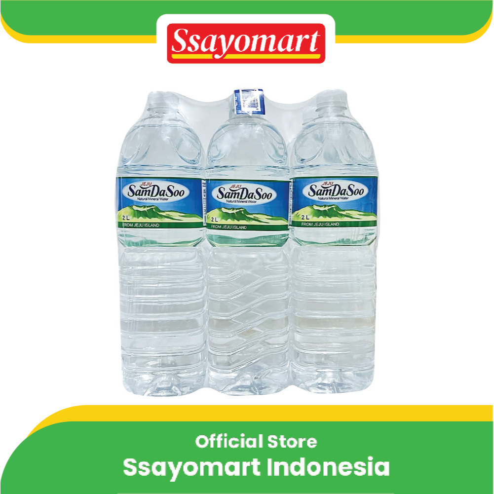 

SAMDASOO Air Mineral 2L x 6PCS / Air Mineral Samdasoo 2 liter Botol