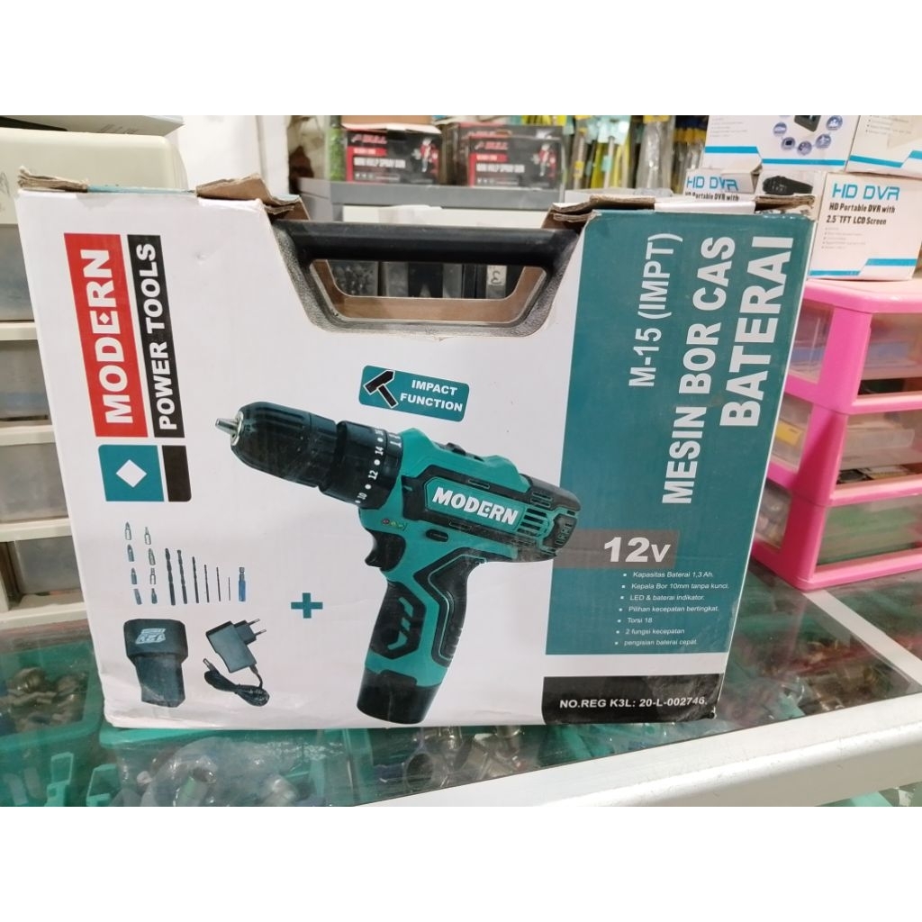 Mesin bor charge MODERN M-15/10MM IMPACT