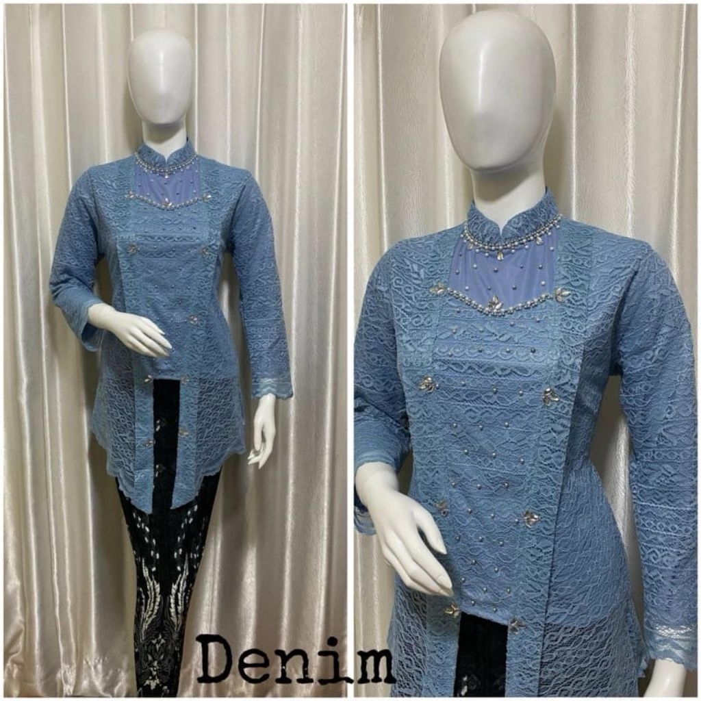 KEBAYA KUTU BARU PANJANG/KEBAYA MODERN/ATASAN WANITA/KEBAYA MODERN