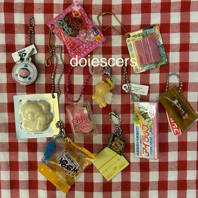 trinkets food gashapon miffy mofusand by doiescut