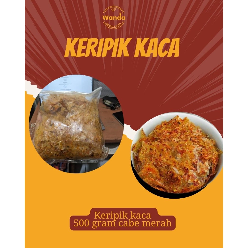 

wanda-keripik kaca spesial 500 gram