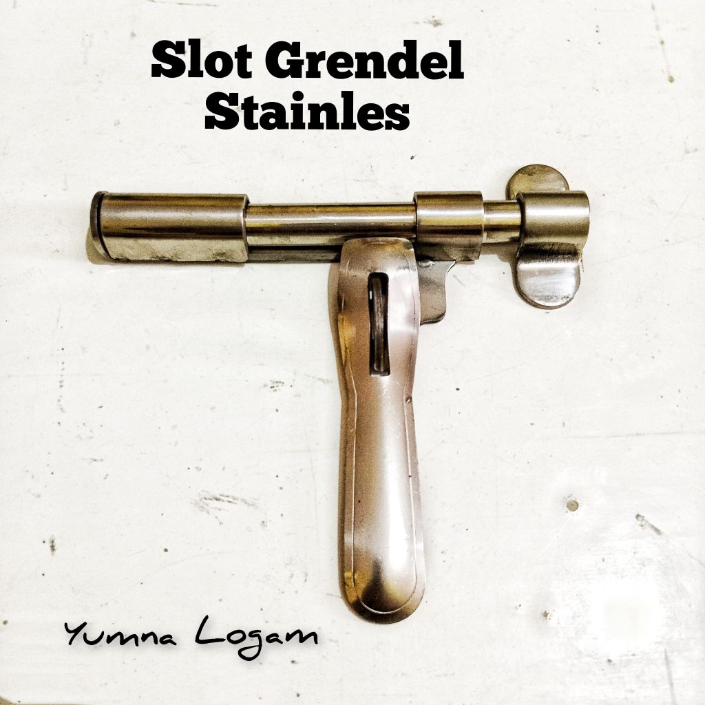 Slot Grendel Kunci Pagar Stainles Ornamen Aksesoris Pagar Besi