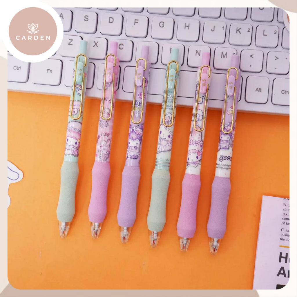 

PULPEN GEL MEKANIK 0,5MM DAPAT DIHAPUS MOTIF SANRIO / PULPEN GEL SANRIO