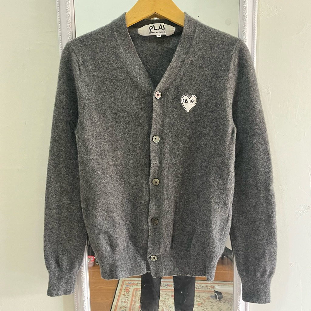 CDG Play Cardigan Comme des Garcons Original Authentic size M NETT