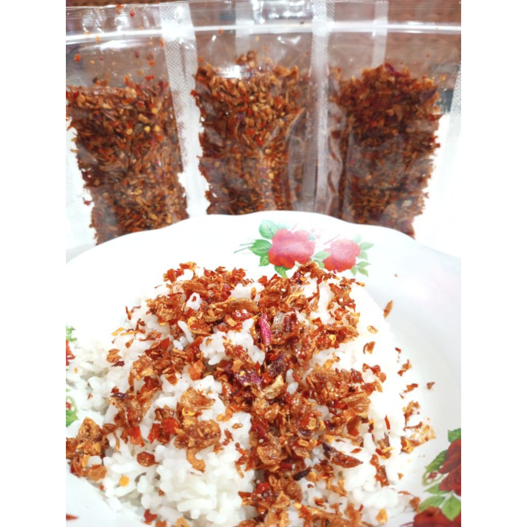 

Sambel Bawang Tabur Kering Ikan Teri