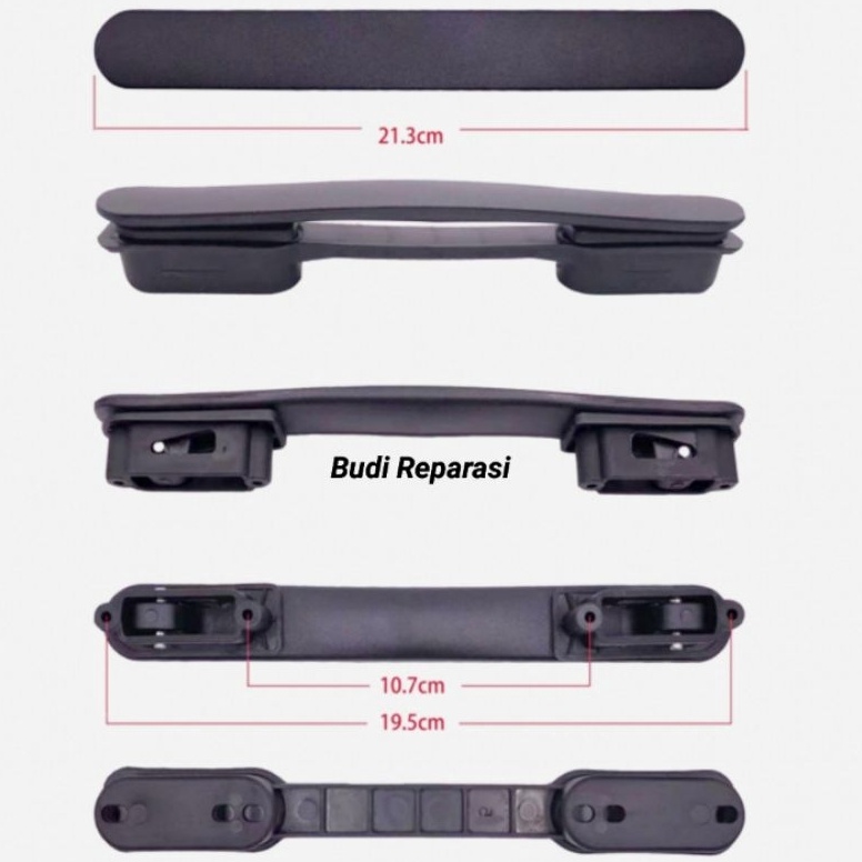 KODE D63C Strap Koper Delsey Gagang Koper Delsey  Handle Koper Delsey High Quality ujung Bulatoval