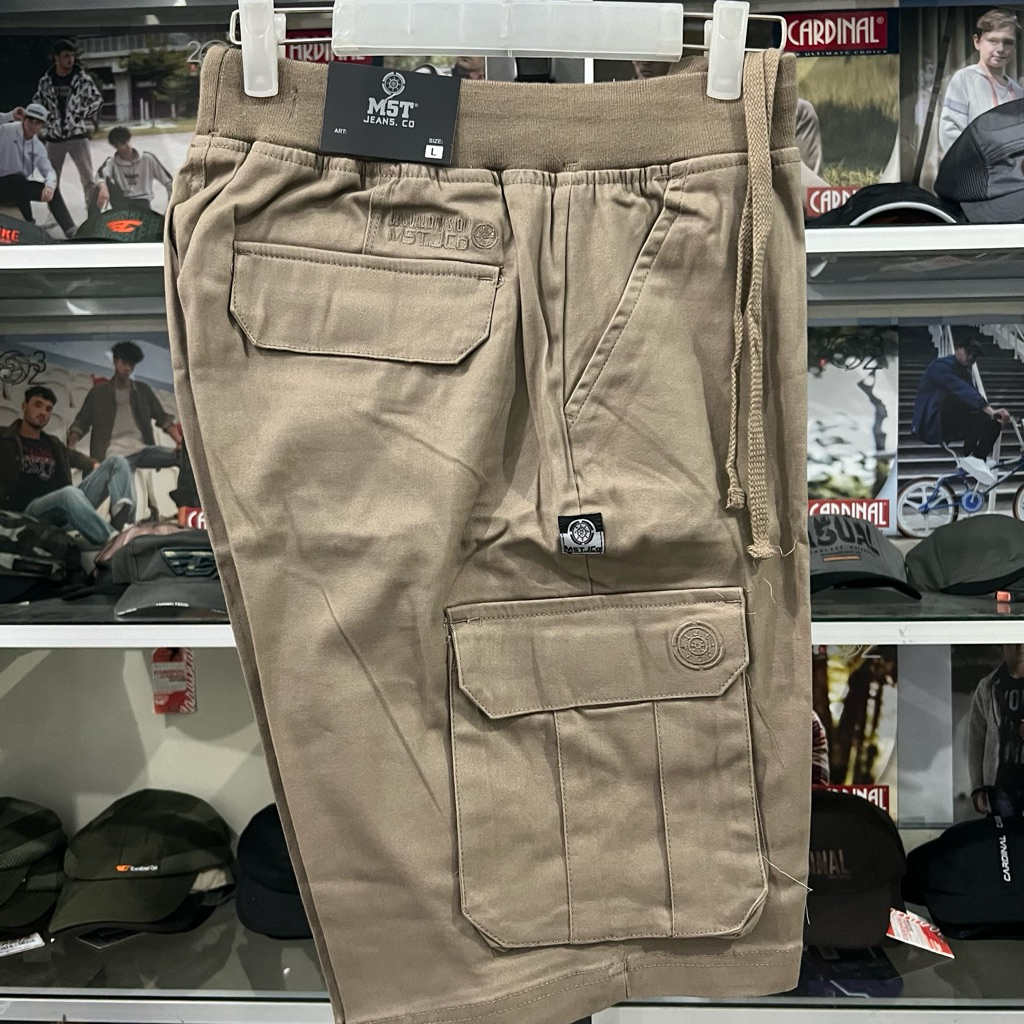 Celana Pendek Cargo Kerut M5T.Jco Bertali / Ripped Original