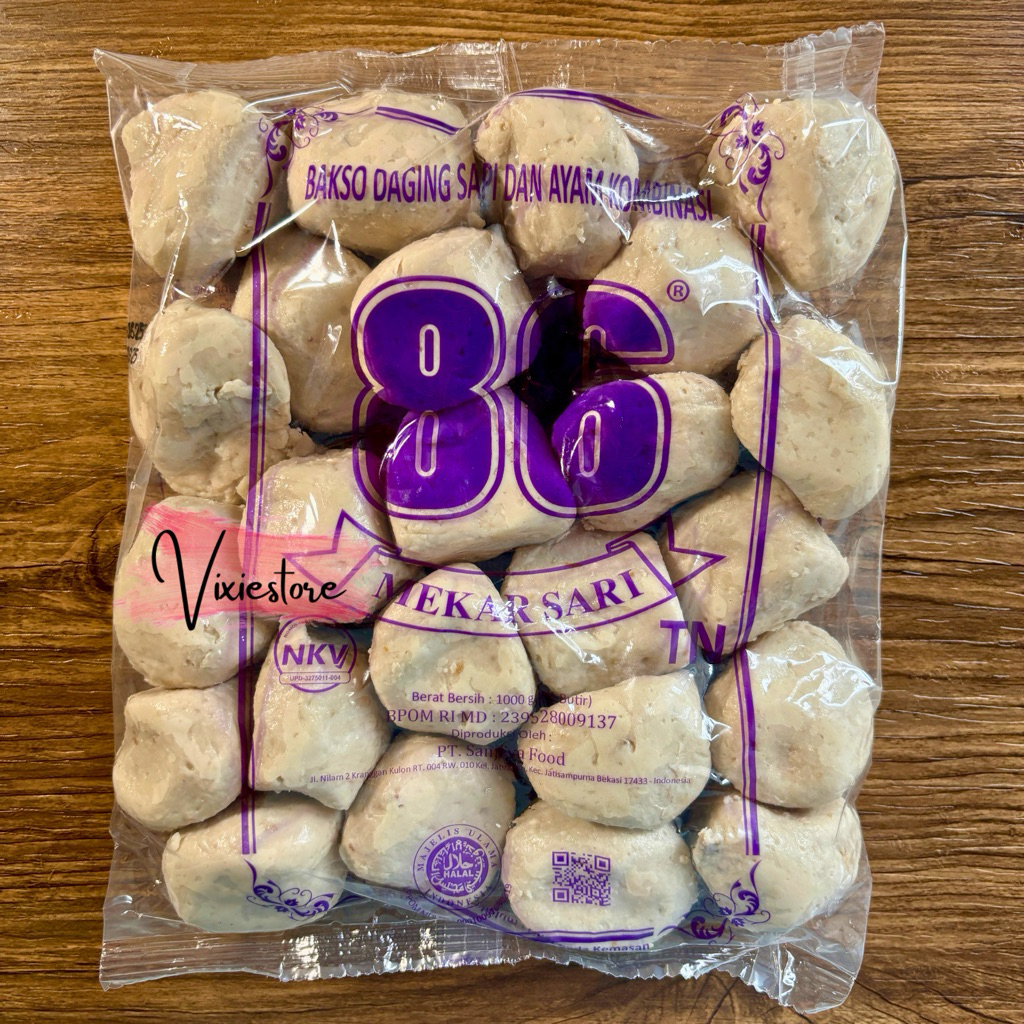 

Bakso Goreng Mekar Sari TN 86 Isi 25 950gr