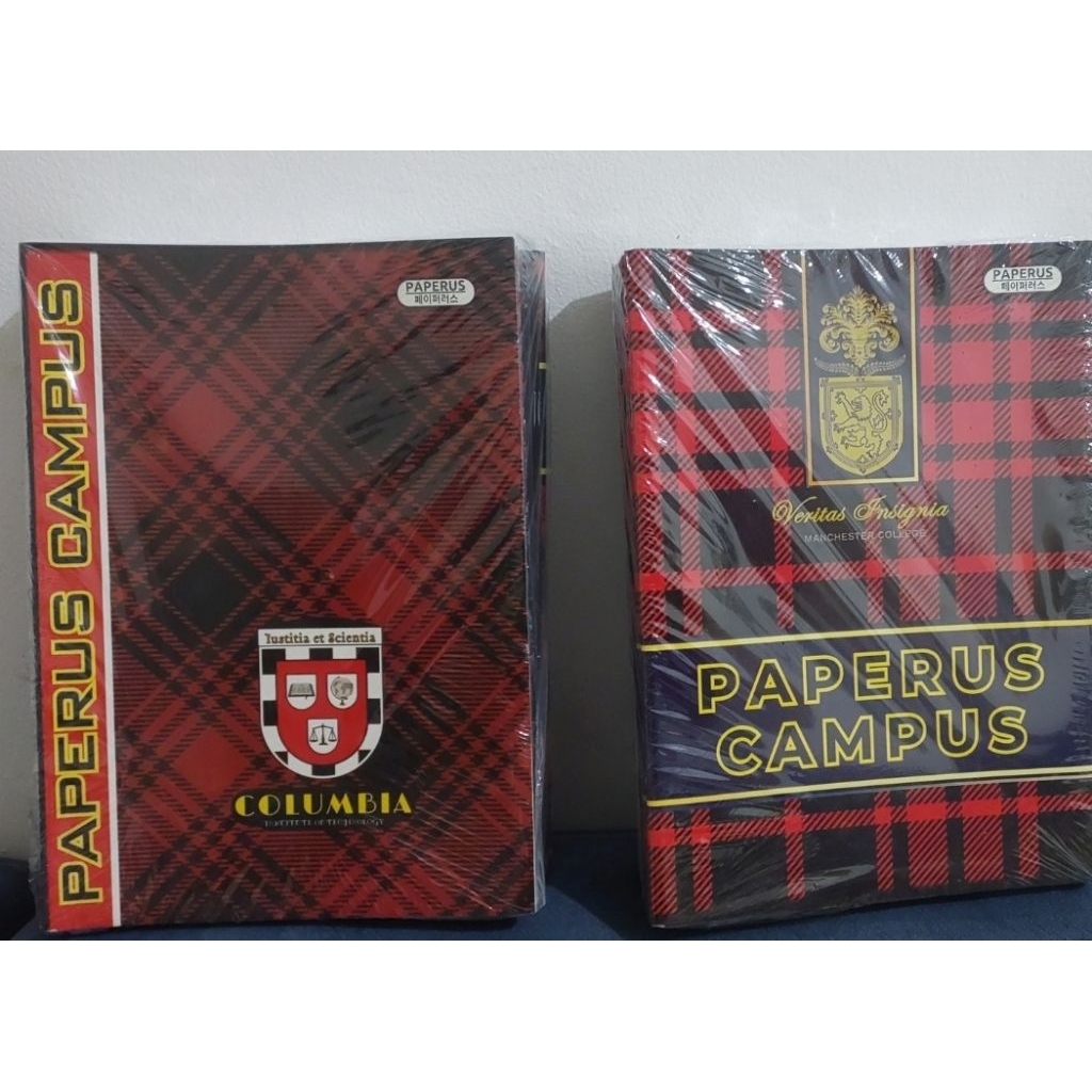 

PAPERUS Buku tulis/1Pack isi 10Buku /series TARTAN /Buku tulis murah/ BoxyPanjang