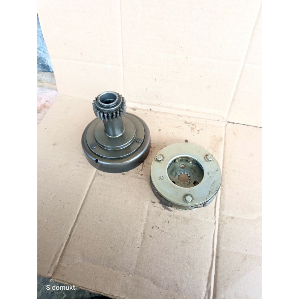 Mangkok Ganda Lonceng Set Kampas Ganda Kawasaki ZX 130 Original Copotan