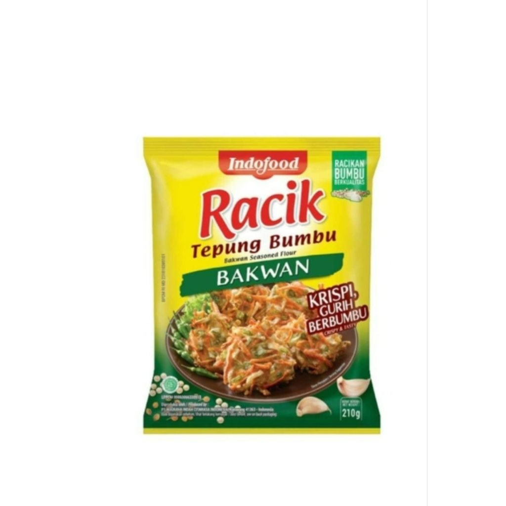 

Indofood racik tepung bumbu bakwan pack 210 gram
