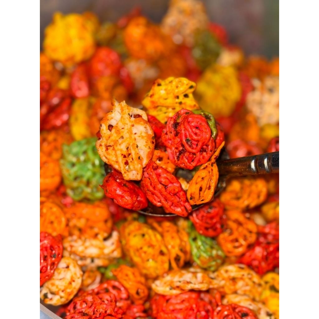 

Kerupuk rafael seblak kering pedas daun jeruk tebb.snack09