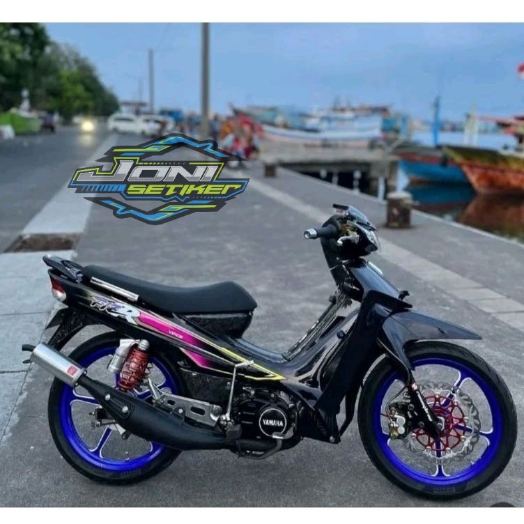 KODE T2D Striping lis sticker standar ORI yamaha fiz r fizr 1996 1997 1998 hitam lis pink stiker fiz