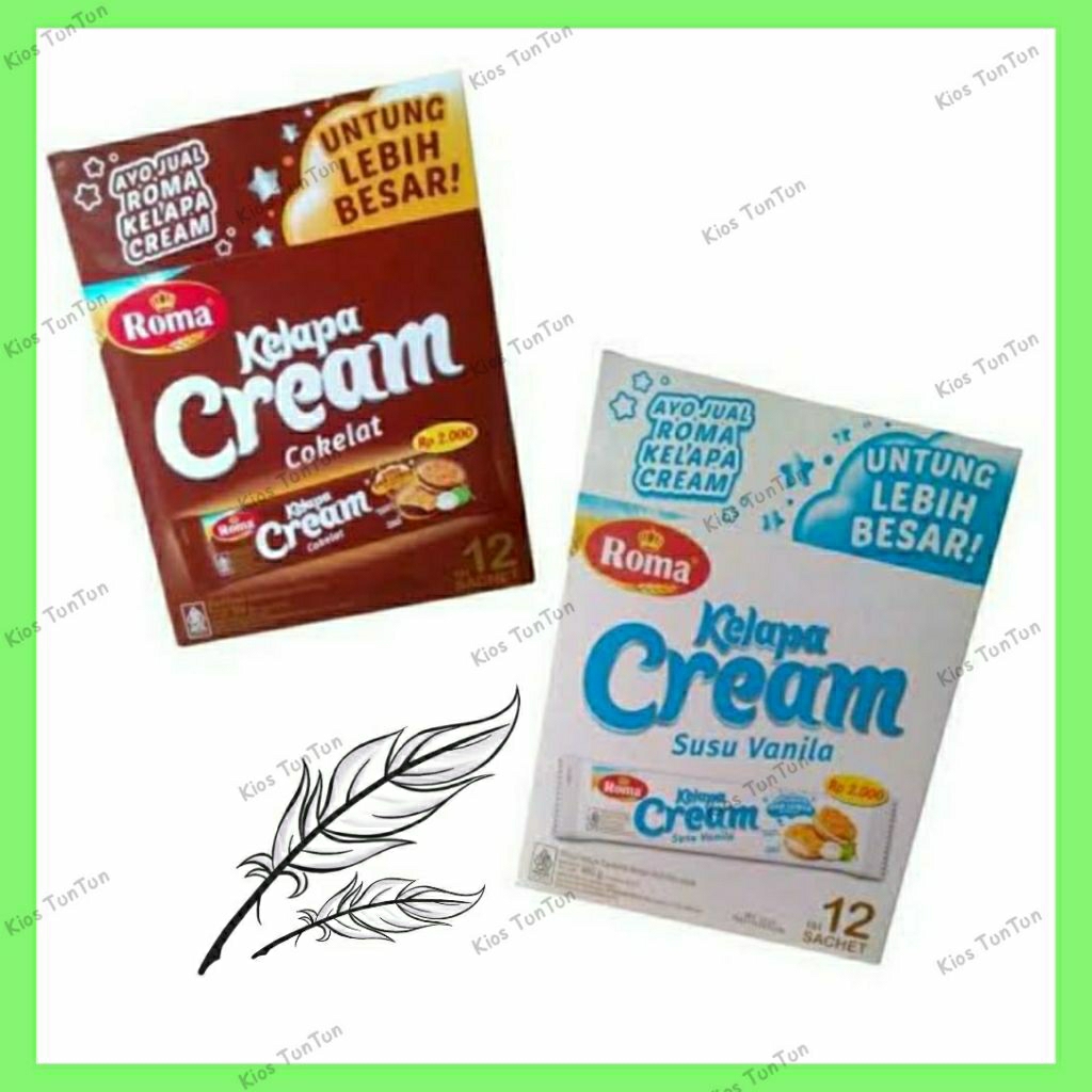 

Roma Kelapa Cream Rasa Cokelat/ Susu Vanilla