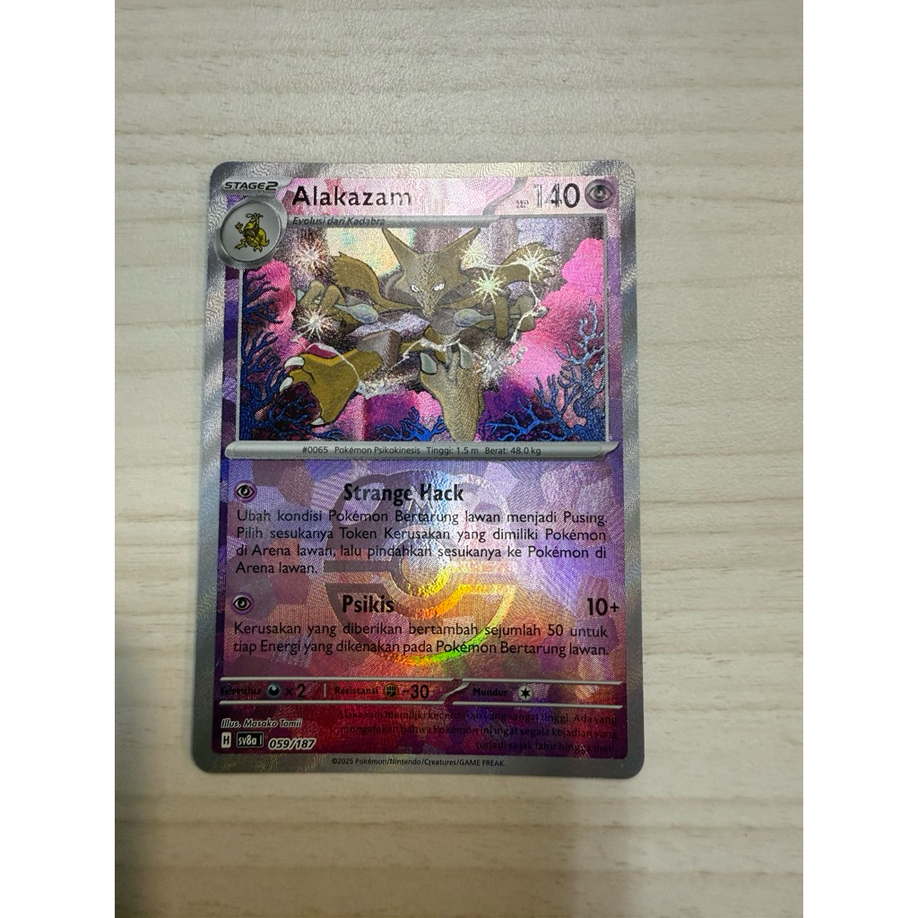 Alakazam Masterball Pokemon TCG Indonesia