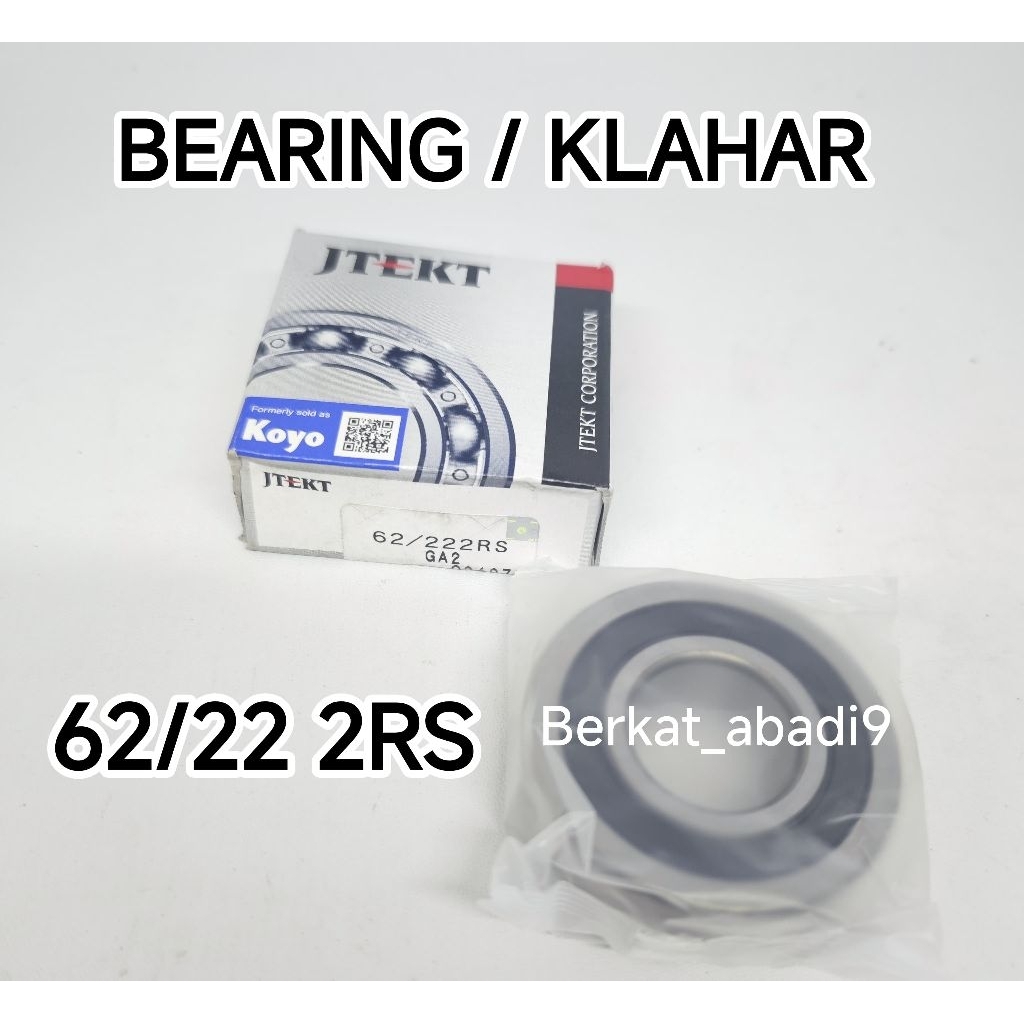 [ Koyo Japan ] Bearing Klahar kolahar lahar 62/22 6222
