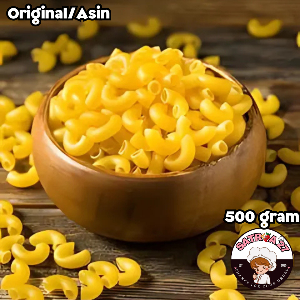 

Classica2106 Makaroni Kriuk 500 Gram / Makaroni Cikruh Daun Jeruk/Pusat Cemilan Pedas