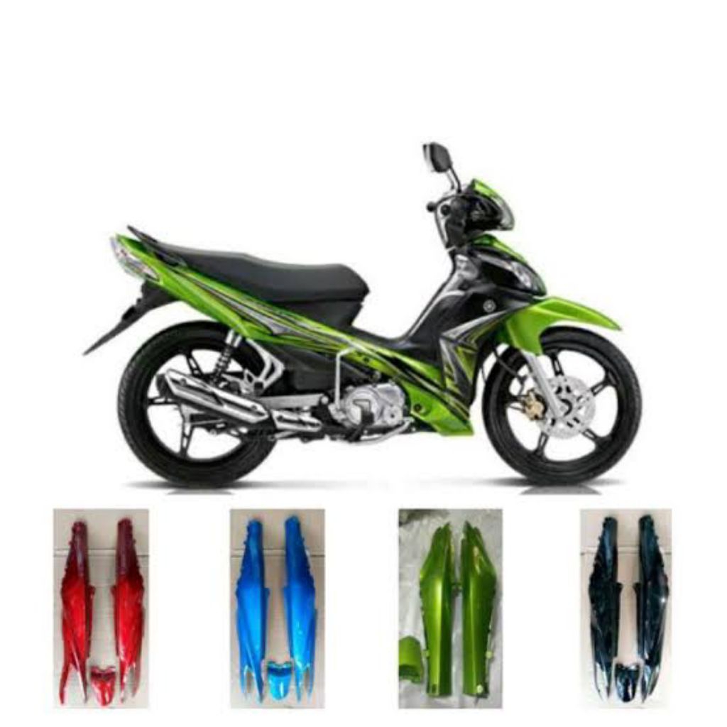 COVER BODY BELAKANG YAMAHA JUPITER Z 2010 JUPITER ROBOT WARNA BIRU / BODY BELAKANG YAMAHA JUPITER Z 