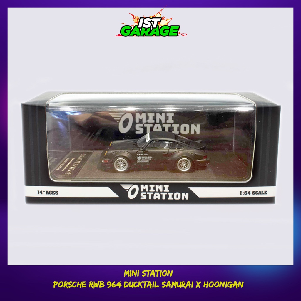 Mini Station 1/64 Porsche RWB 964 Ducktail Samurai x Hoonigan