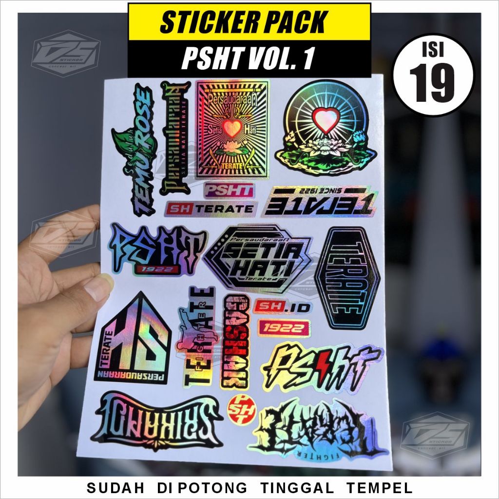 

STIKER PSHT TERATE ISI 19pcs Vol.1 Hologram