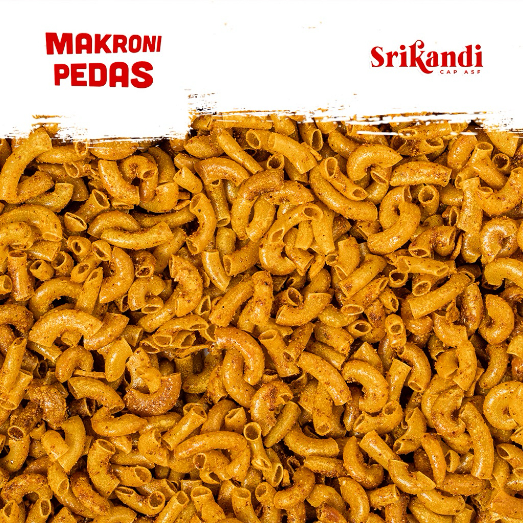 

Makaroni Cikruh 1 KG Pedas / 250GR-1KG Macaroni Pedas Ektra Cikruh