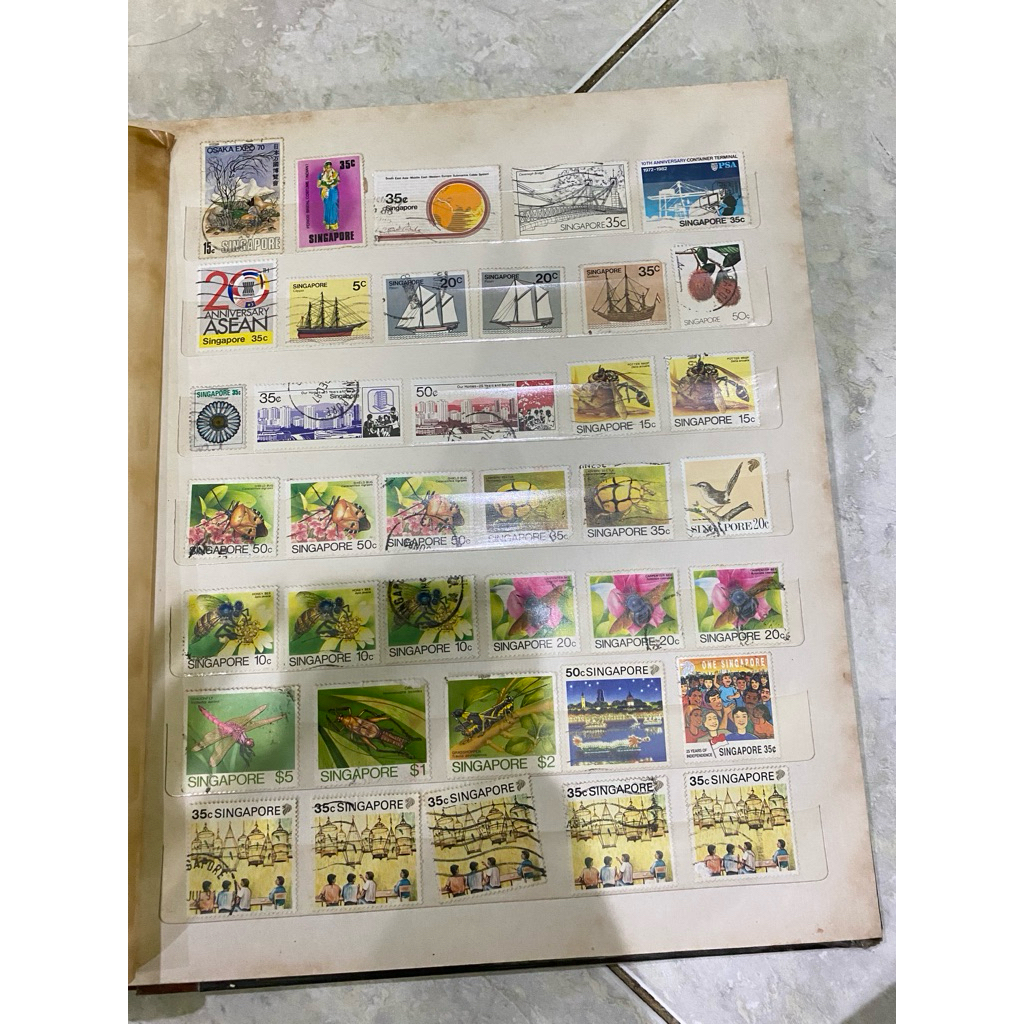 

PERANGKO PRANGKO SINGAPORE 38 PC (1 SET) KOLEKSI KUNO ANTIK SG