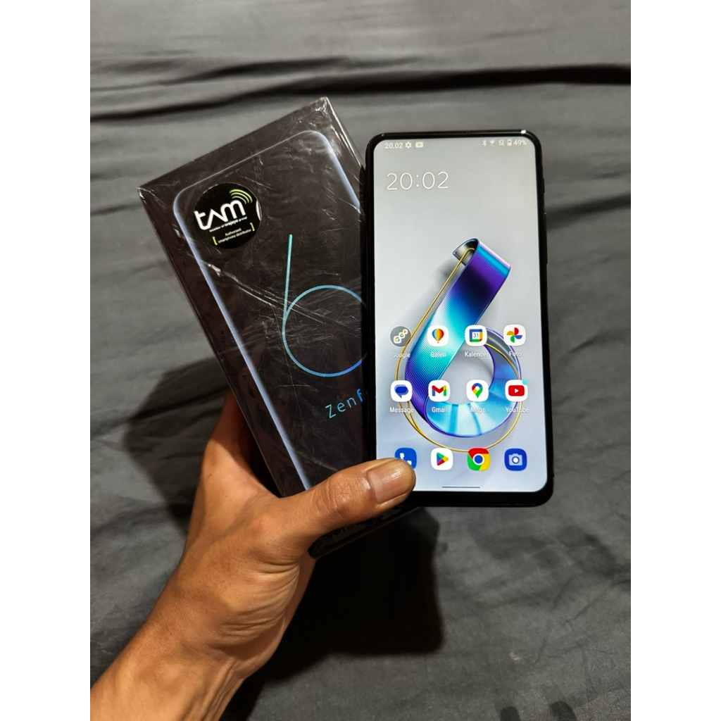 ASUS Zenfone 6 Flip Ram 6/128GB Resmi Fulldus ORIAN ( SECOND )