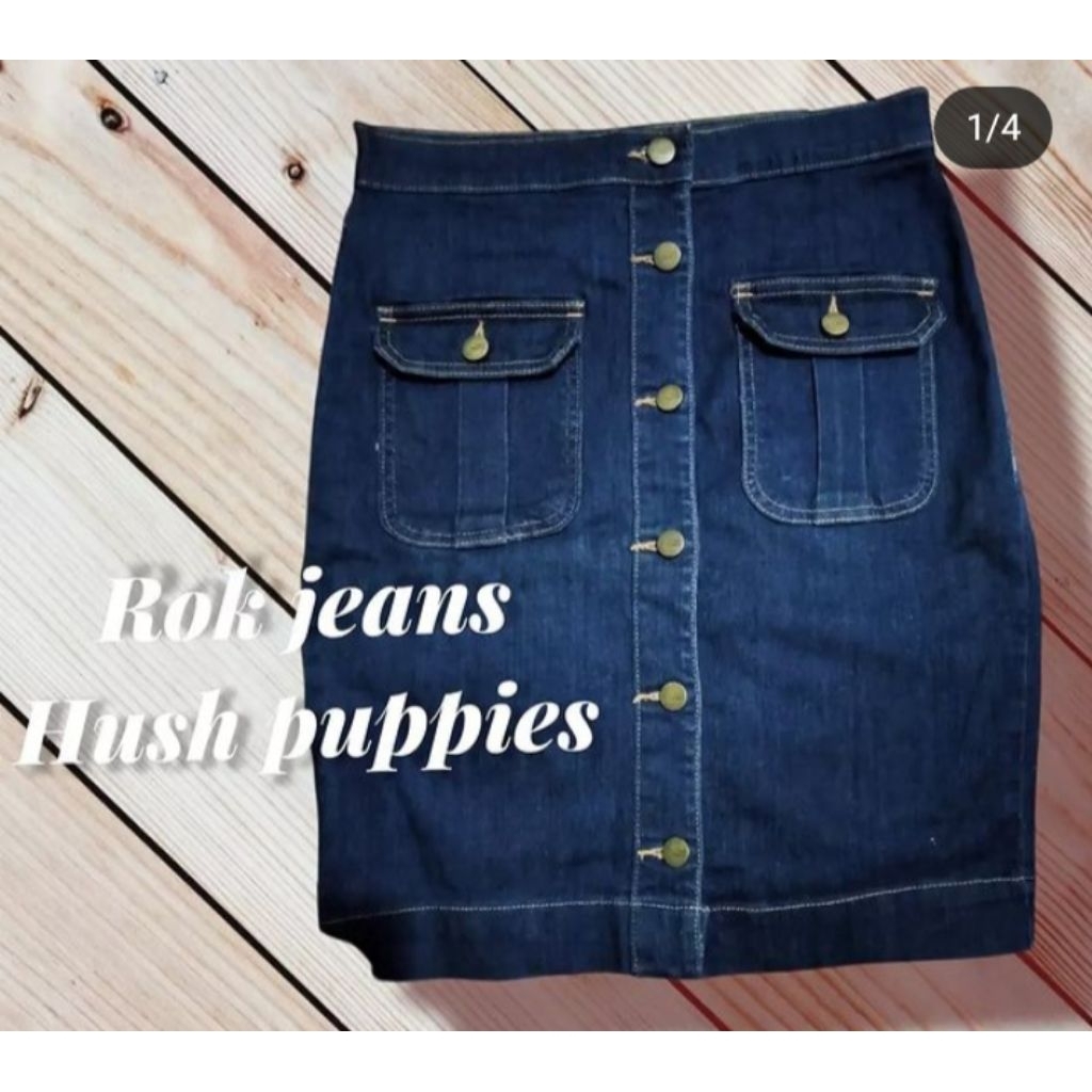 preloved rok jeans hush puppies