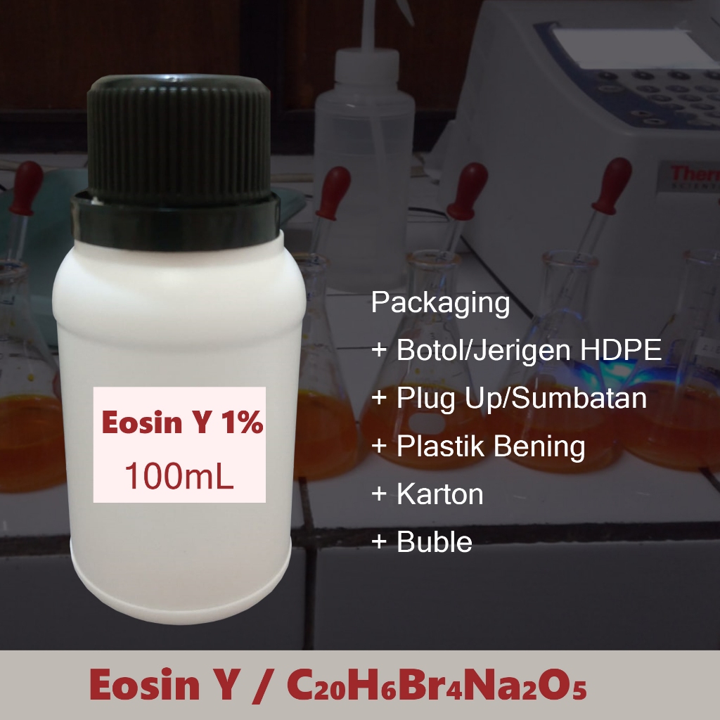 Larutan Eosin Y 1% / 2% / Eosin Y Solution 100 mL/Eosin Y 1% / 2% 100ml