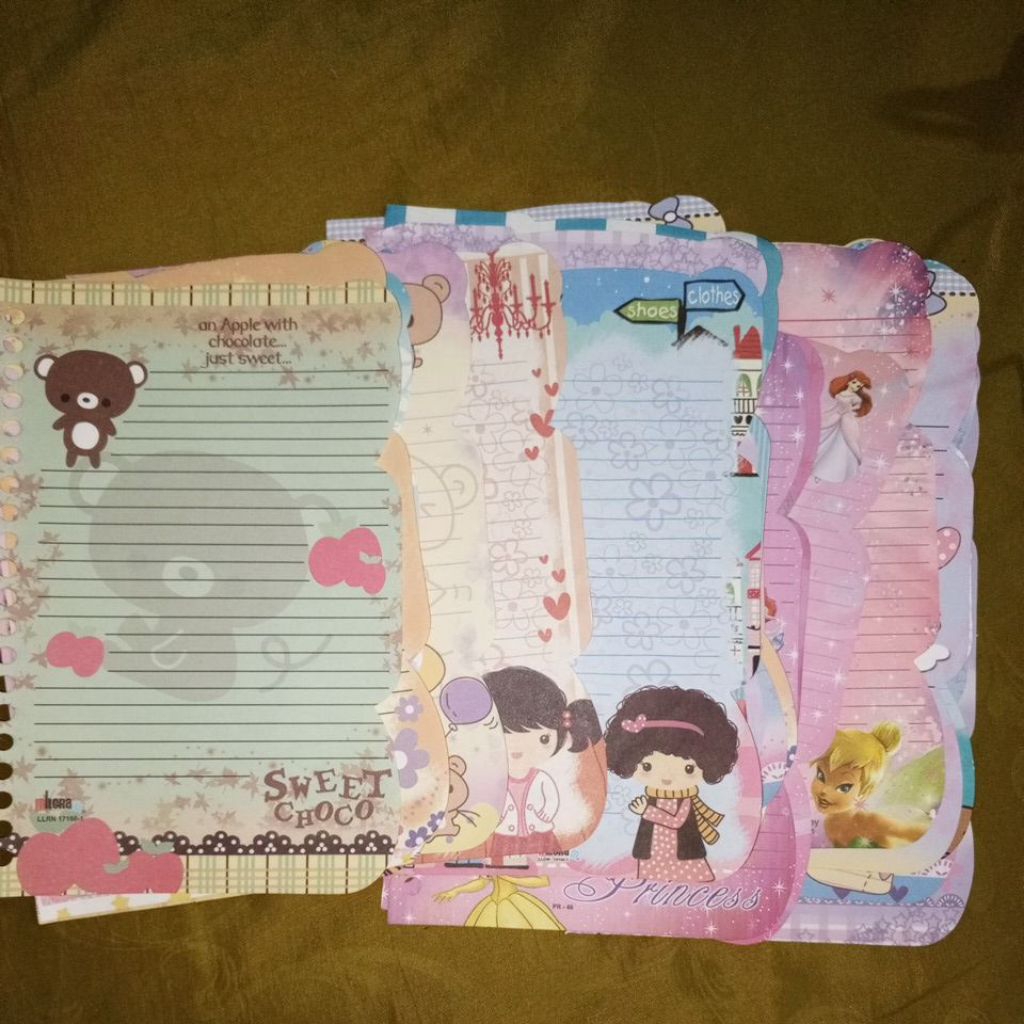 

[ MINIMAL ORDER 5 LEMBAR ] ISI BINDER NON HARVEST LOOSE LEAR A5 20 RING ECERAN SATUAN CHARACTER PRINCESS BEAR TINKERBELL