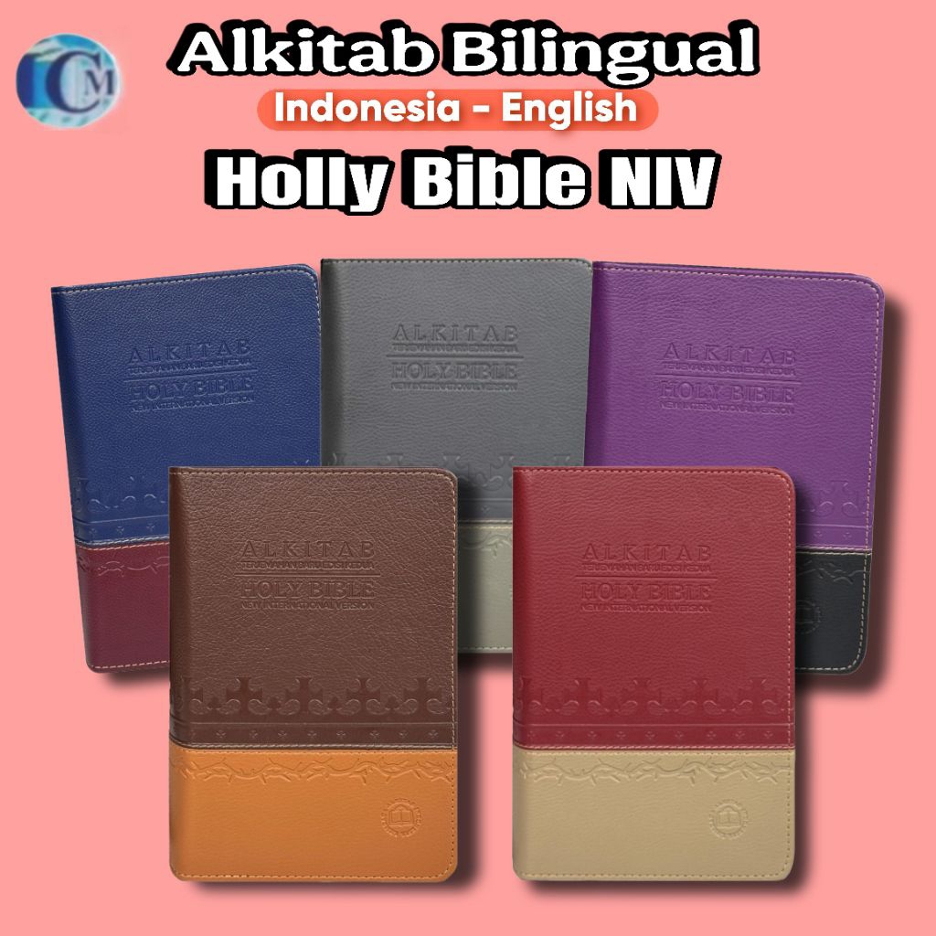 Alkitab Holy Bibel NIV Dua Bahasa Indonesia - Inggris (TB2 NIV 054 TWO TONE)