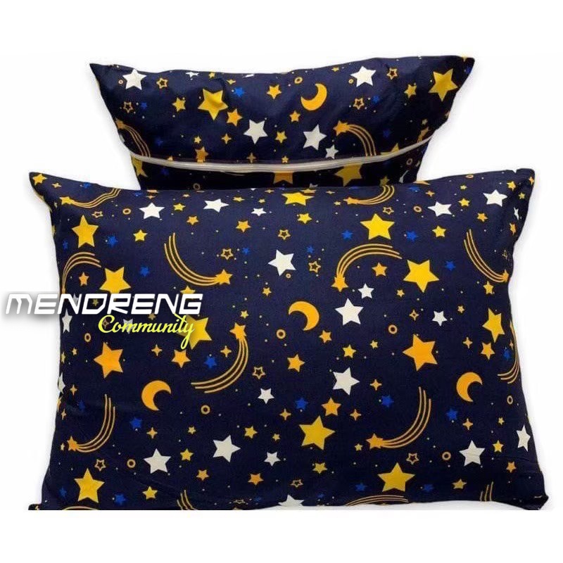 Sarung Bantal Motif / Sarung Bantal Tidur Resleting