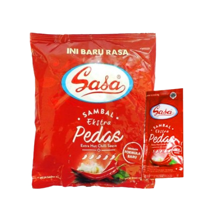 

Sasa SAMBAL EXTR HOT isi 24 // EXTRA HOT 24x8gr