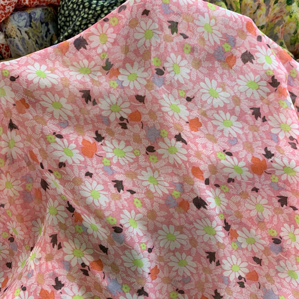 kain sifon sutra motif bunga - kain sifon motif sutra - kain sifon halus motif bunga [CD01]