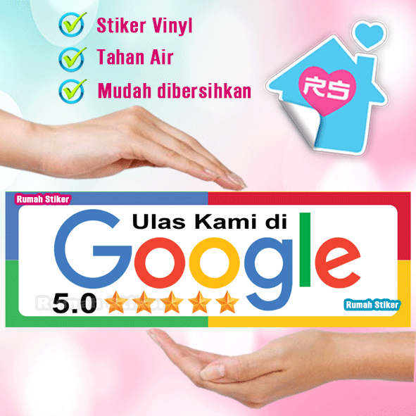 

Stiker Ulas kami di Google