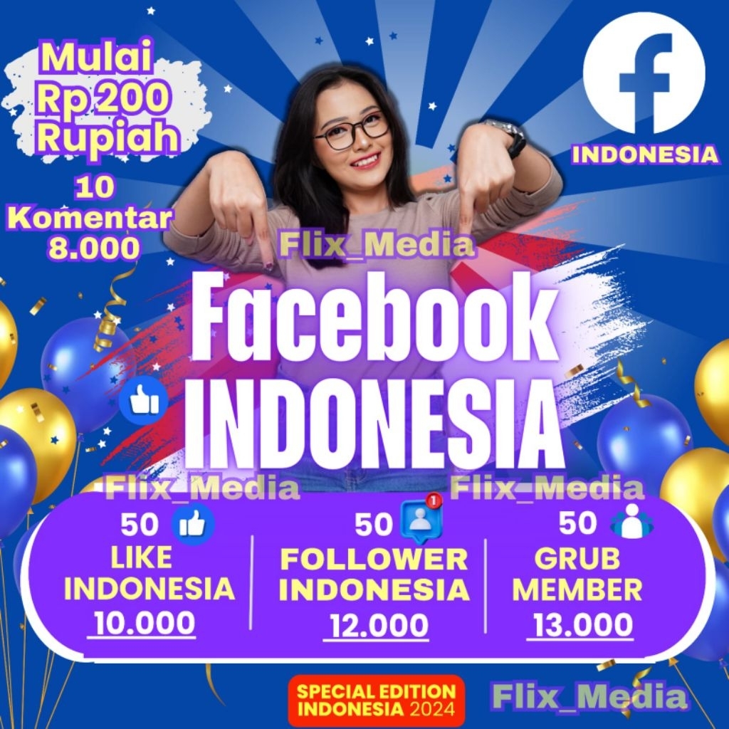 FACEBOOK INDONESIA Like Follower Indonesia