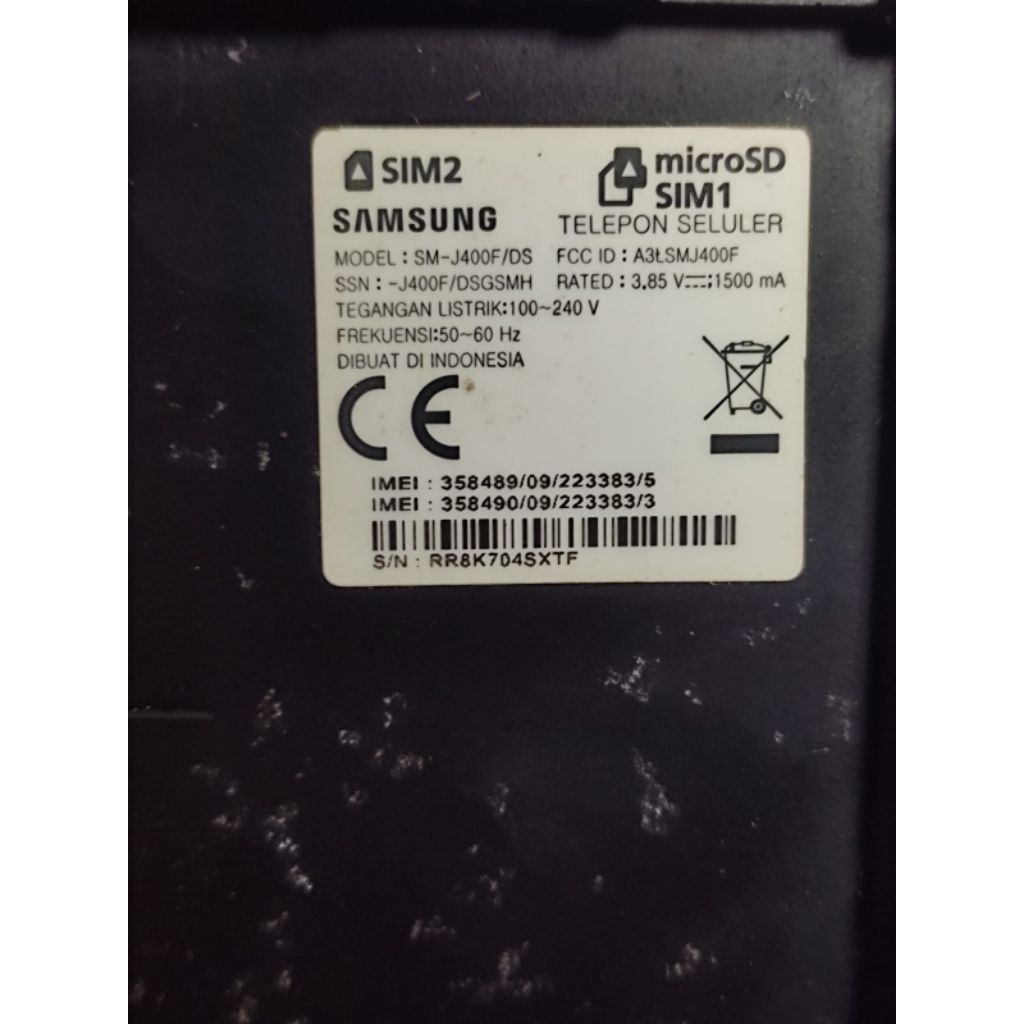 mesin Samsung j4 normal.