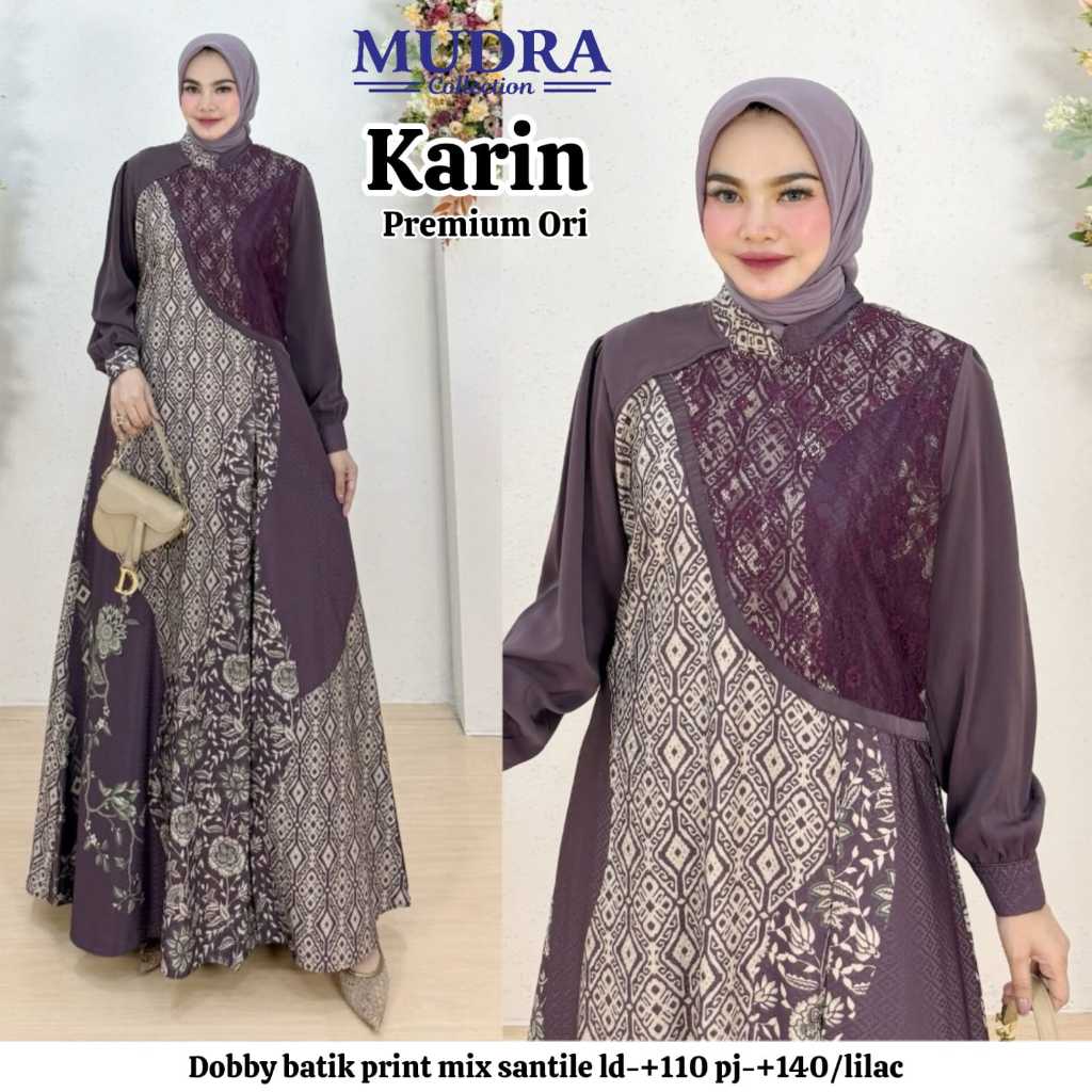 Mudra Hijab / Gamis Terbaru / Gamis Wanita / Gamis Premium / Zaleta / Karin / Mudra Collection