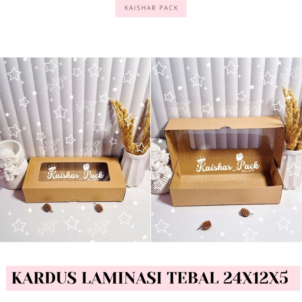 

KAISHAR - KARDUS LAMINASI 24X12X5 / PIECES