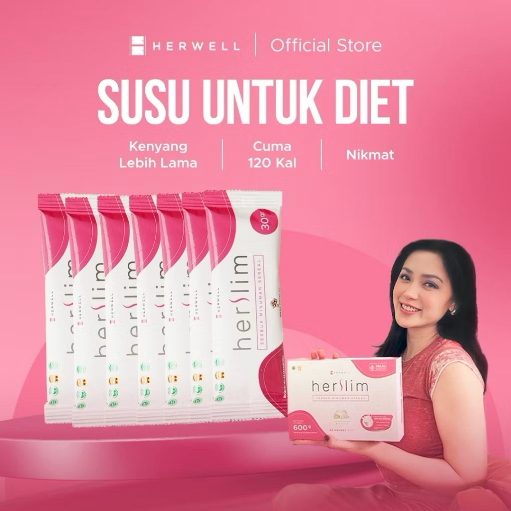 

[ECER] HERSLIM by HERWELL - Rasa Coklat