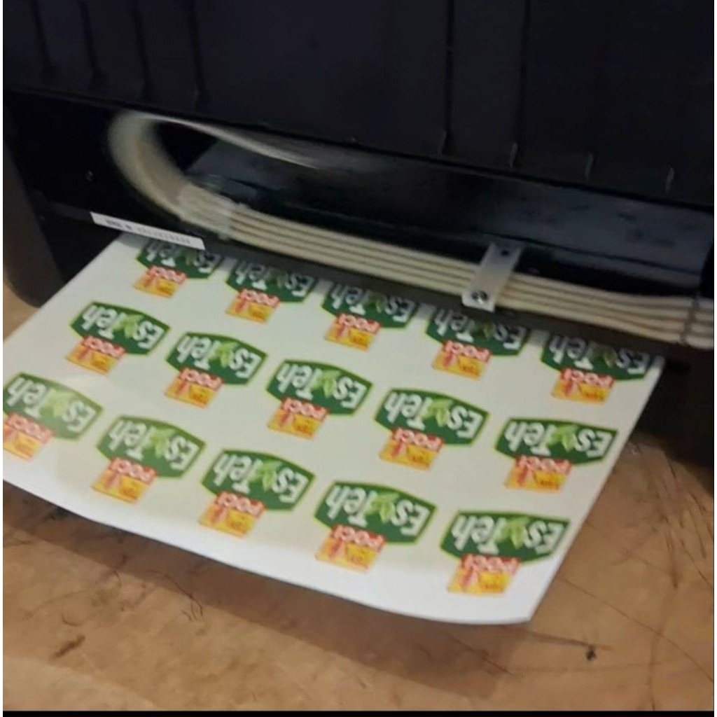 

Stiker Label kap gelas (es teh, label snack makanan)