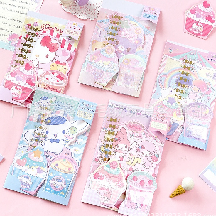 

Set Surat Stationery Lucu Melody Twin Star HK Cinamorol