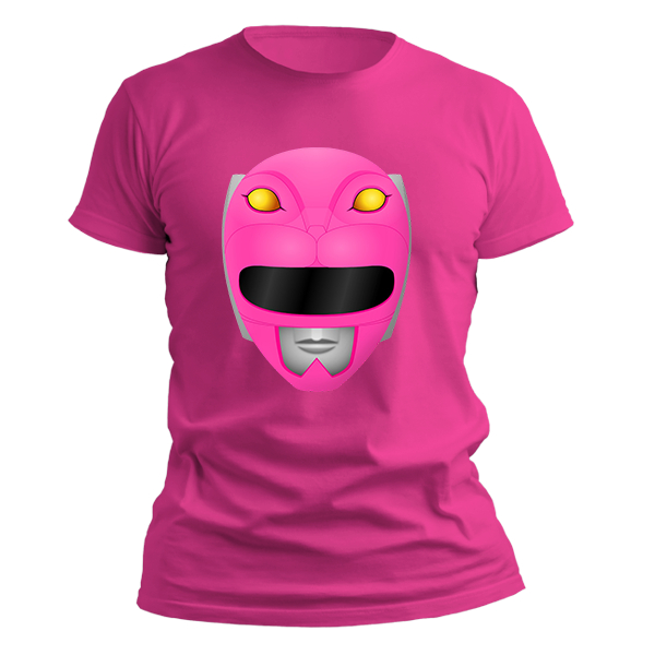 Kaos Ginga Pink Helmet Seijuu Sentai Gingaman