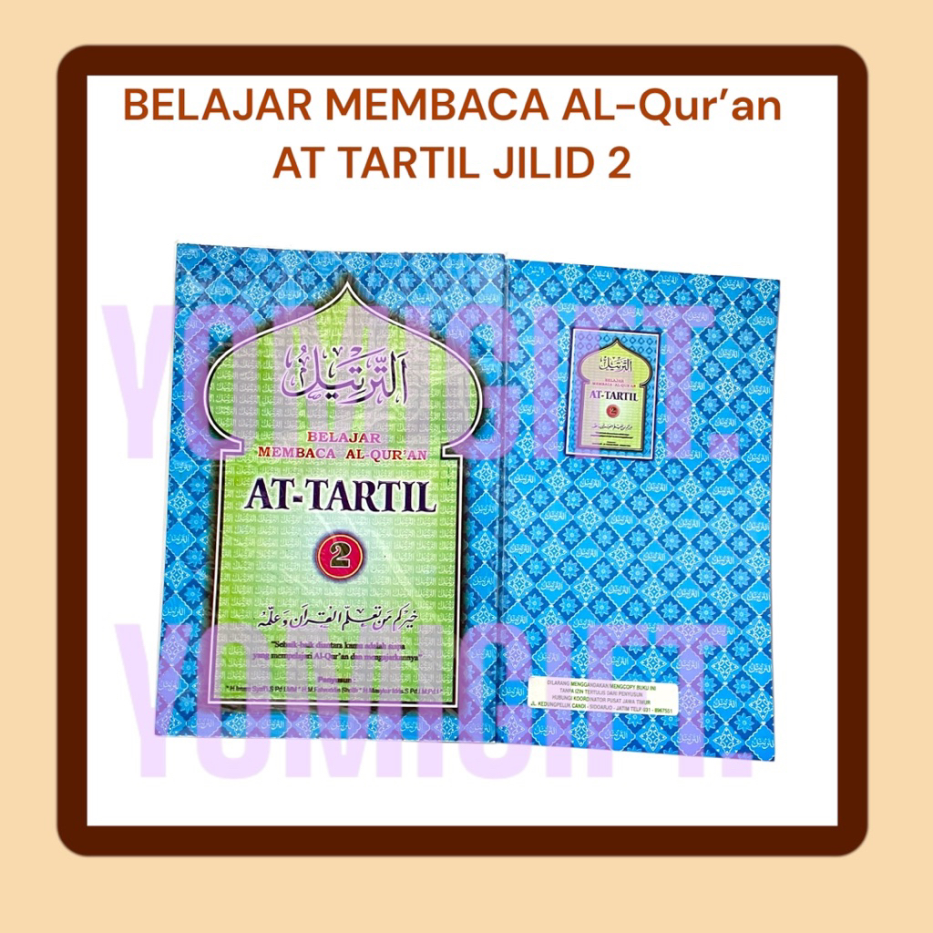 AT-TARTIL JILID 2  / Buku Belajar Membaca Alqur’an AT-TARTIL