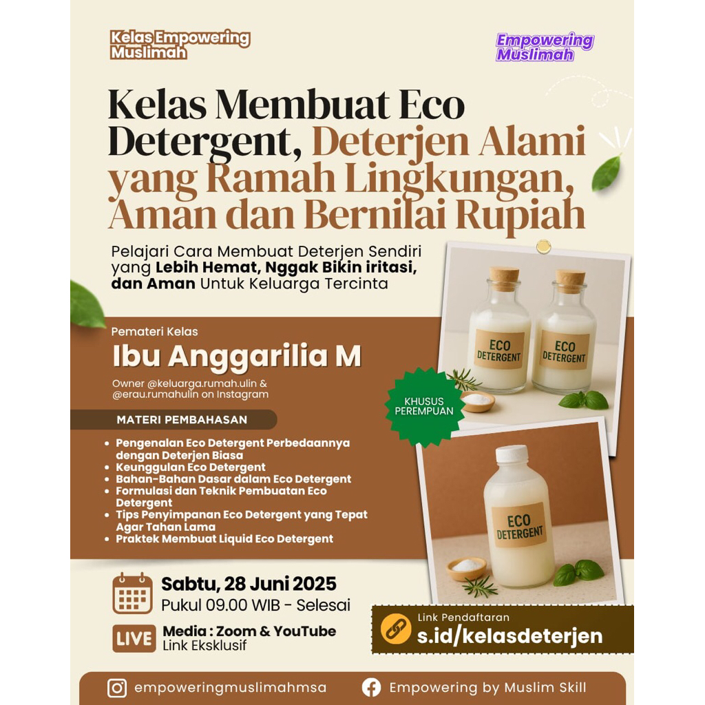 Laundry eco-detergent demo kit (liquid)