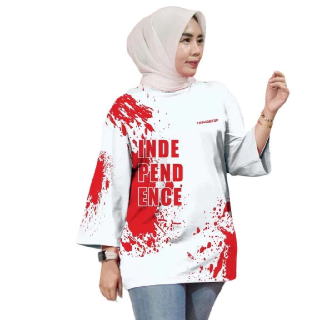 TERBARU KAOS // KAOS OVERSIZE // KAOS WSNITA DINARY FST ORIGINAL // KAOS LENGAN 7/8