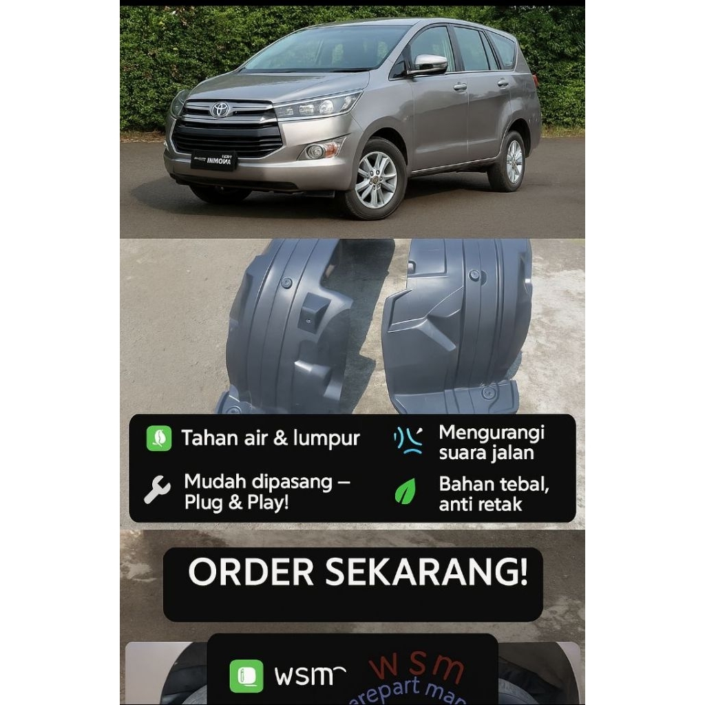 liner fender Innova reborn baru
